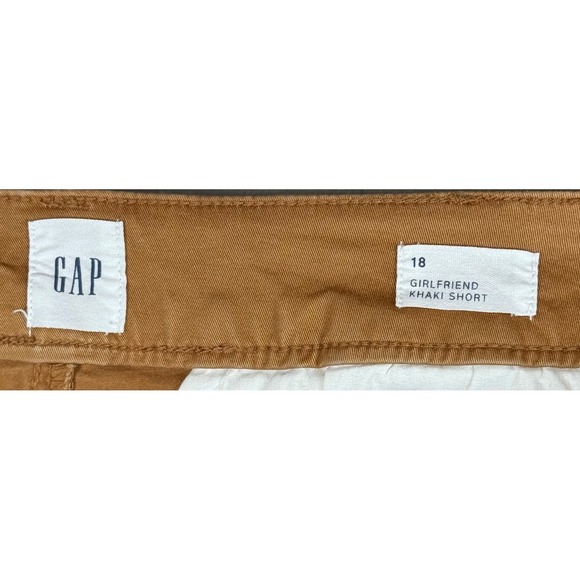 GAP 5" Women's High Rise Girlfriend Khaki Shorts, Plus Size 18, Lot of 4 - Picture 8 of 15